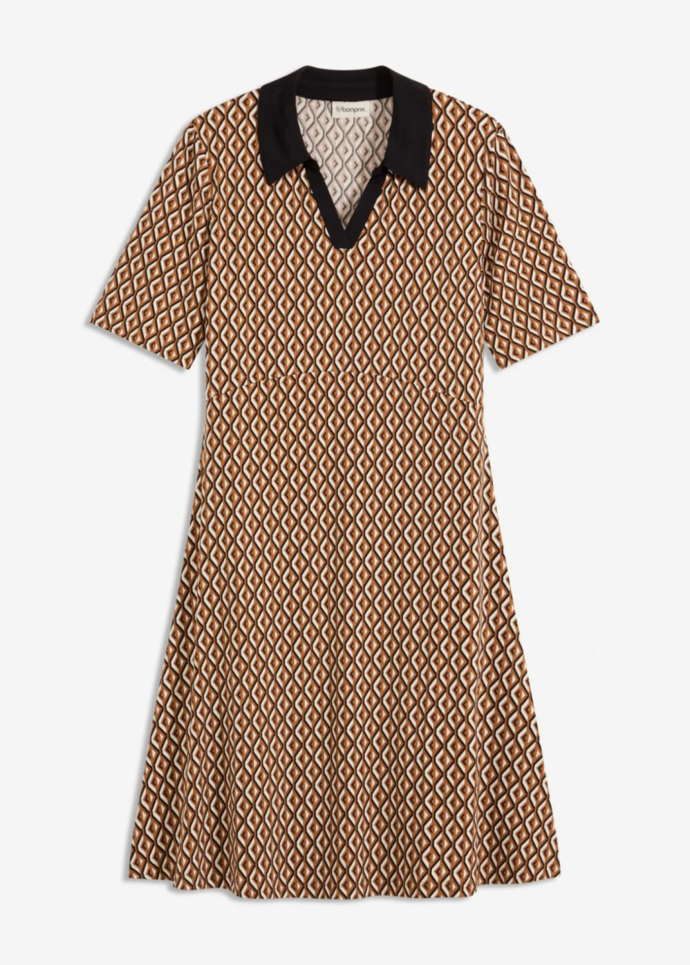 Vestido midi tipo polo