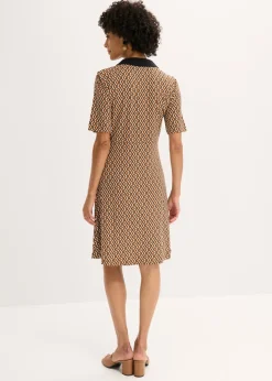Vestido midi tipo polo