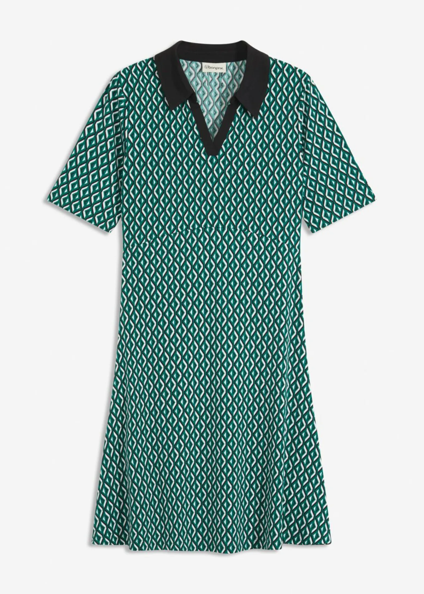 Vestido midi tipo polo