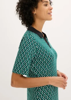 Vestido midi tipo polo