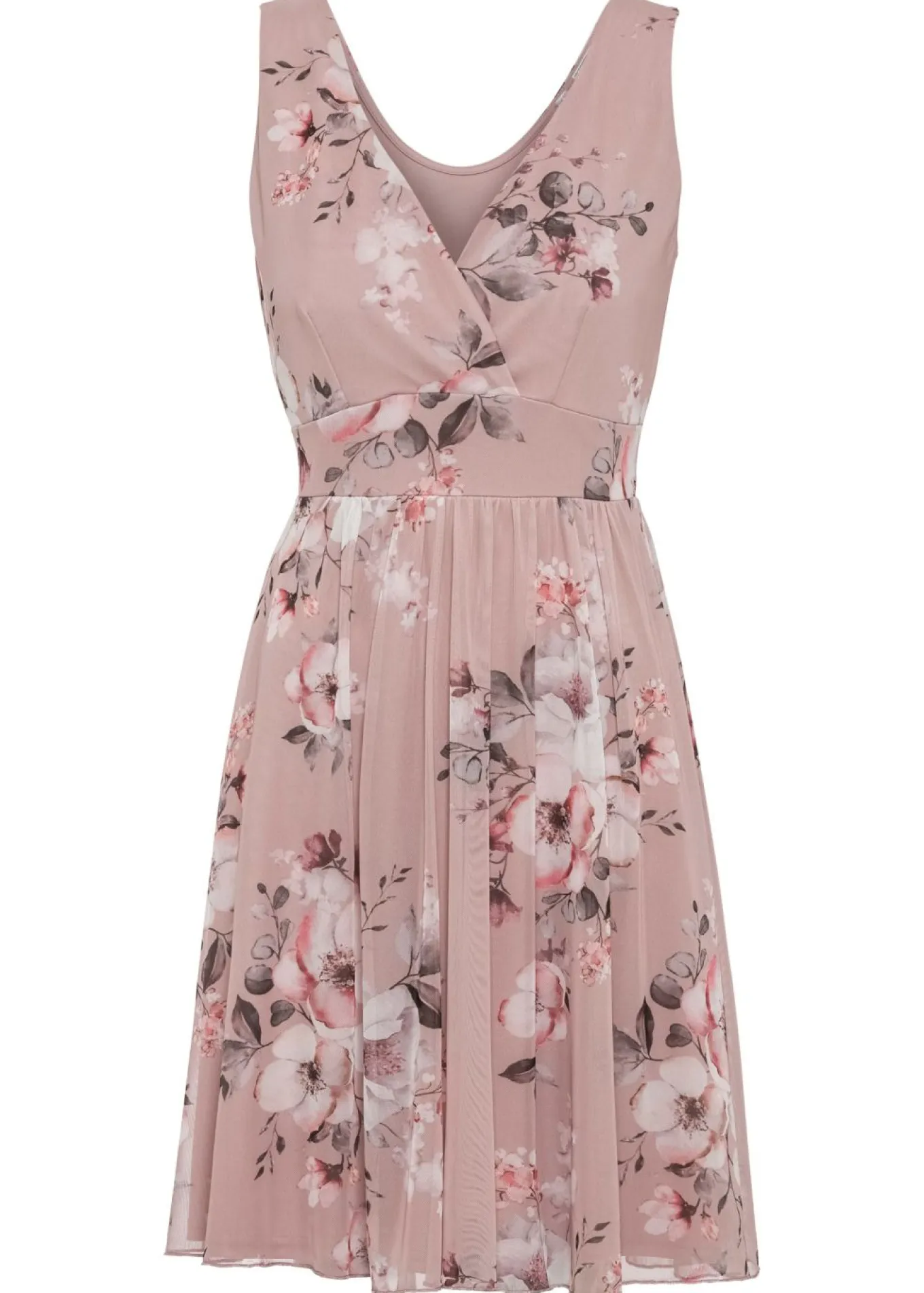 Vestido mini con escote pronunciado