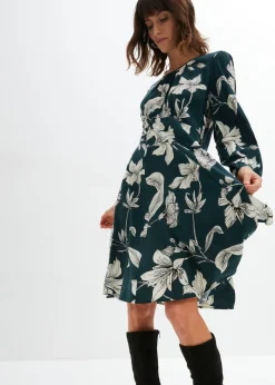 Vestido oscilante de viscosa