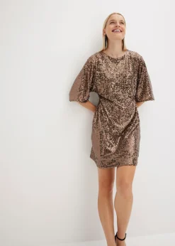Vestido oversize de lentejuelas