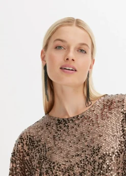 Vestido oversize de lentejuelas