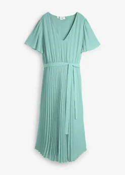 Vestido premamá con plisado
