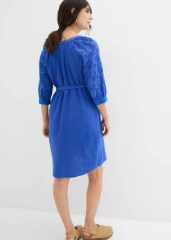 Vestido premamá de muselina de algodón puro