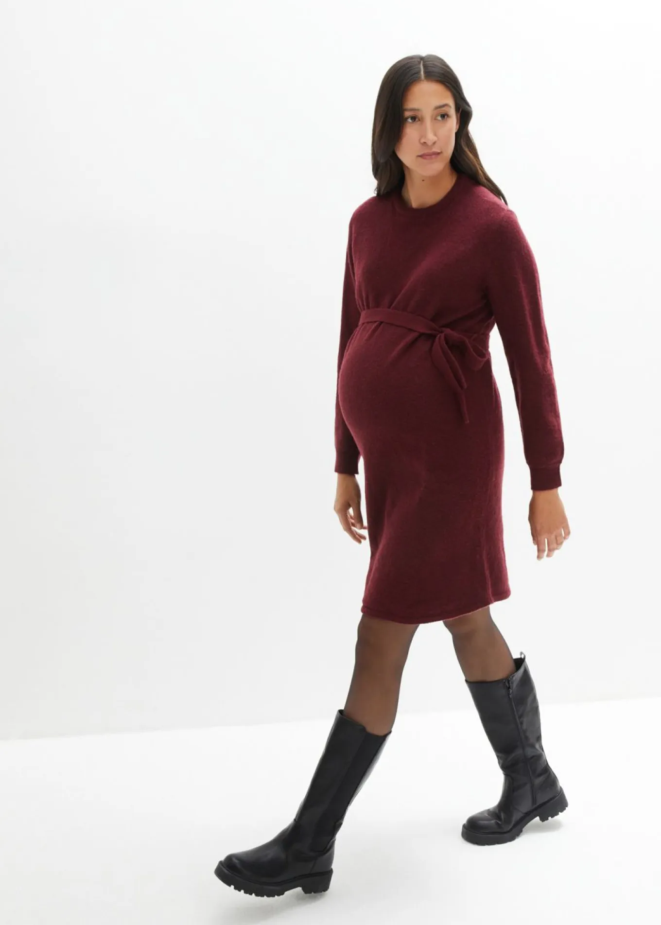 Vestido premamá de punto