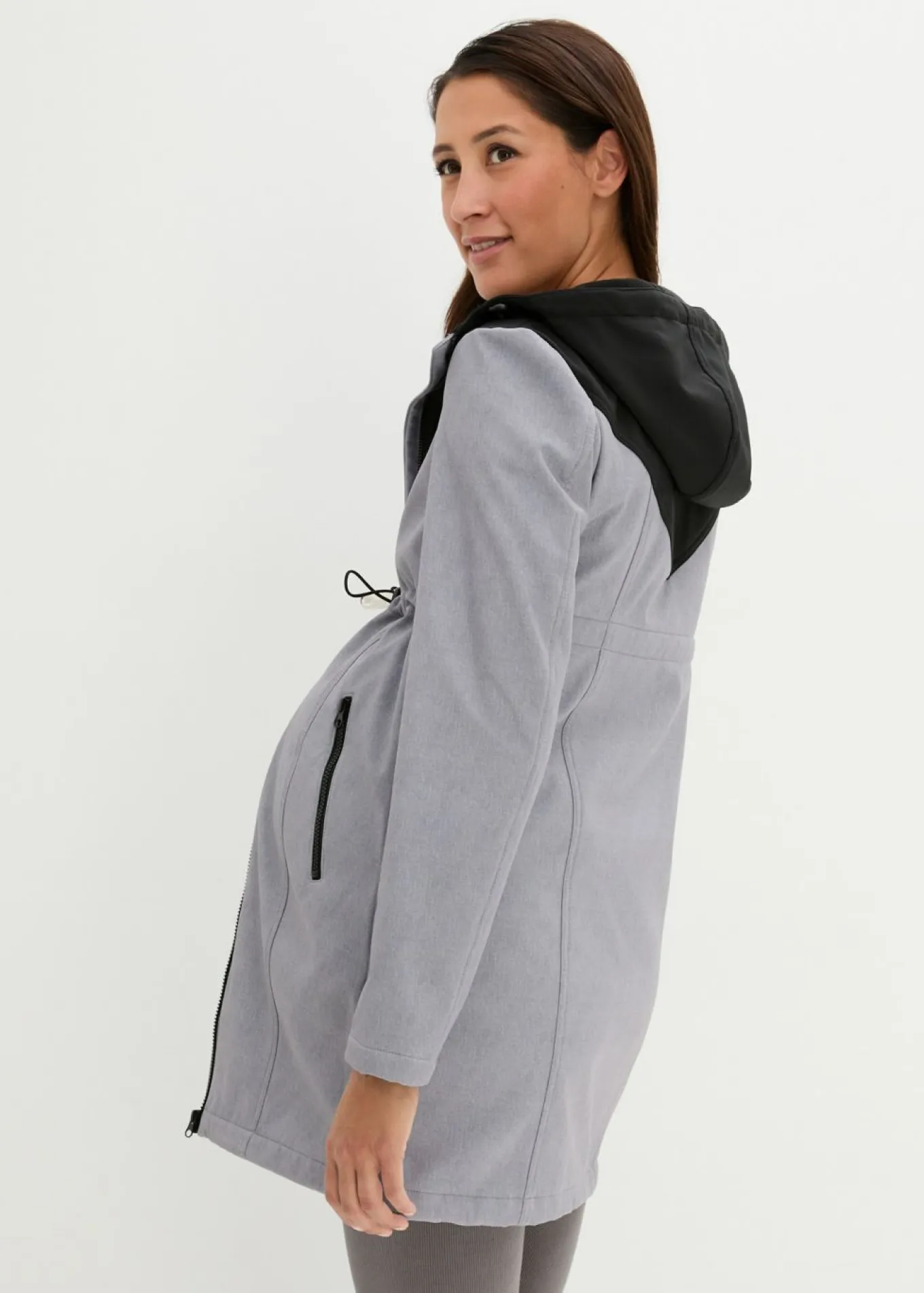 Vestido premamá y de porteo 3 en 1 de softshell