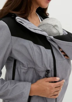 Vestido premamá y de porteo 3 en 1 de softshell