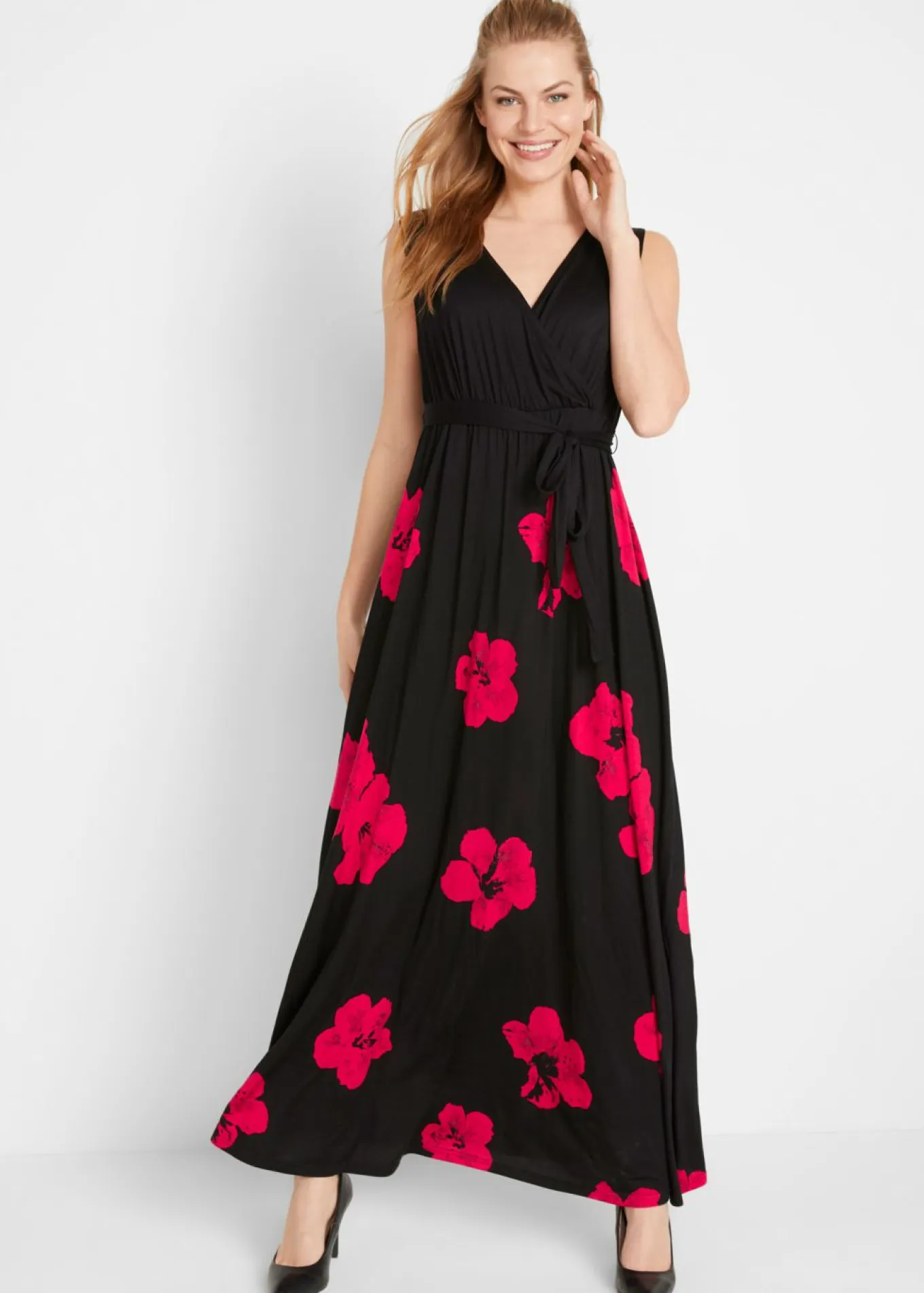 Vestido premamá/de lactancia 2 en 1 de punto de viscosa