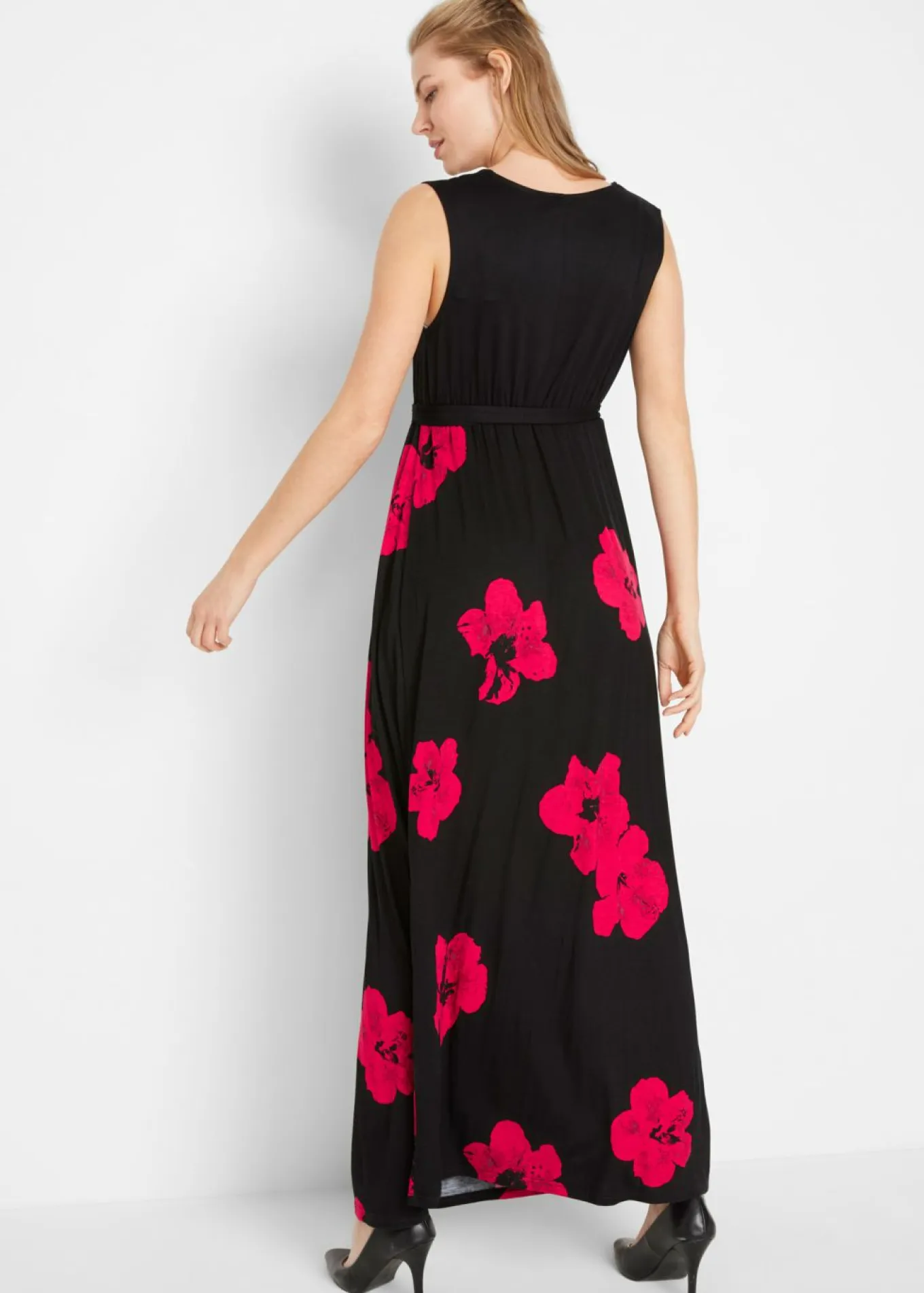 Vestido premamá/de lactancia 2 en 1 de punto de viscosa