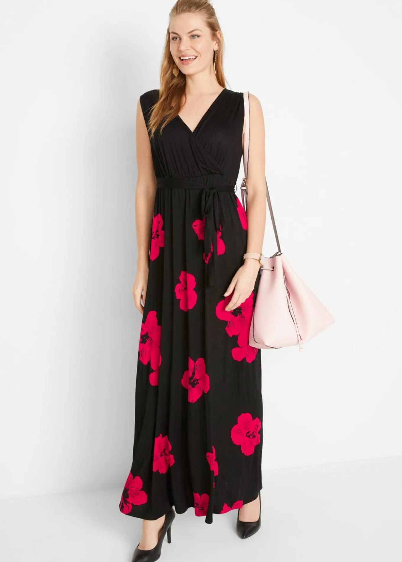 Vestido premamá/de lactancia 2 en 1 de punto de viscosa