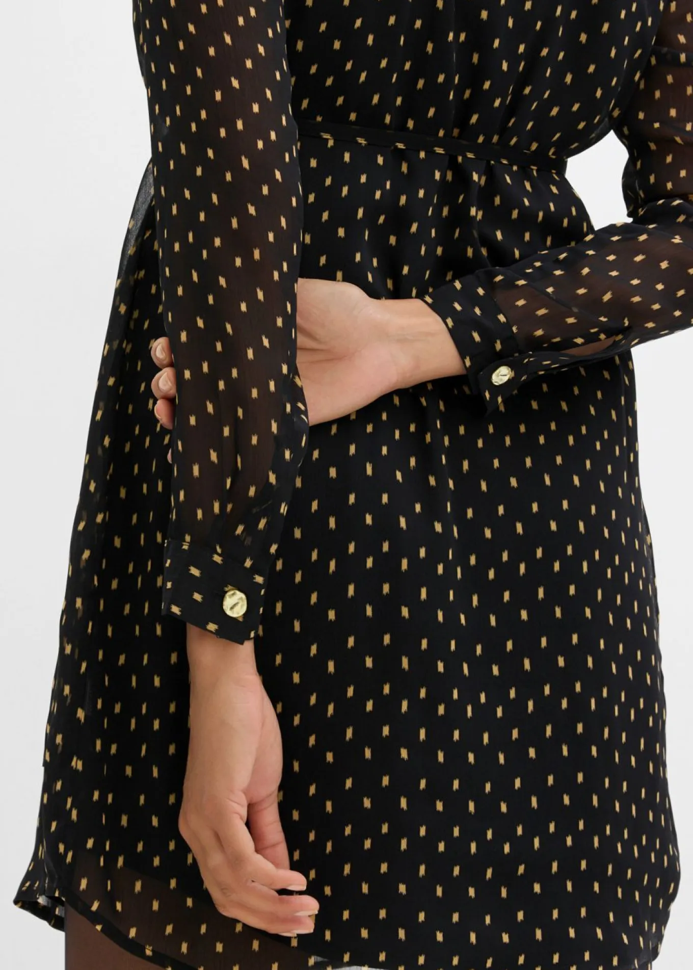 Vestido premamá/de lactancia 2 en 1 de gasa