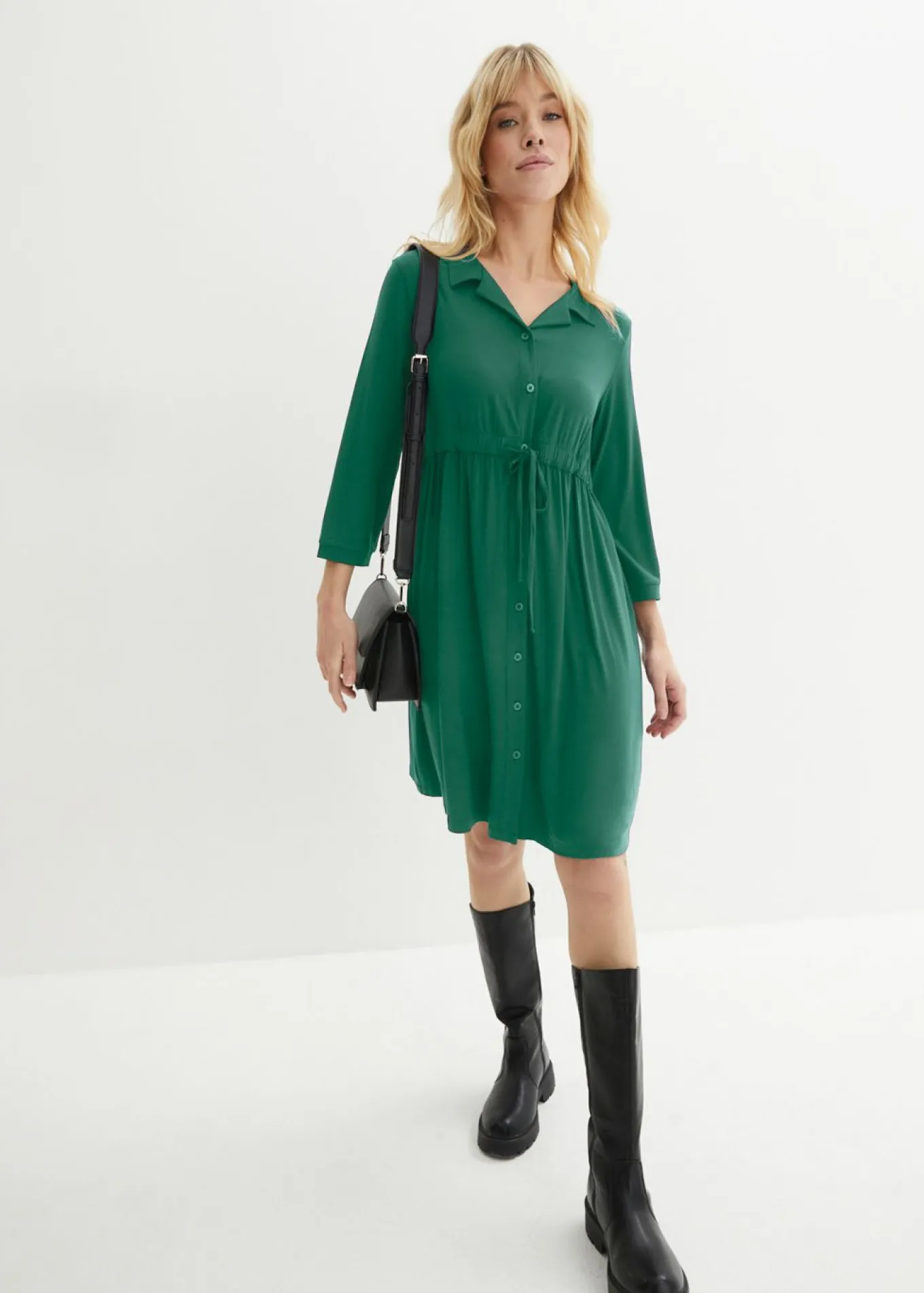 Vestido premamá/de lactancia con cuello