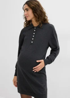Vestido premamá/de lactancia de punto fino de algodón orgánico