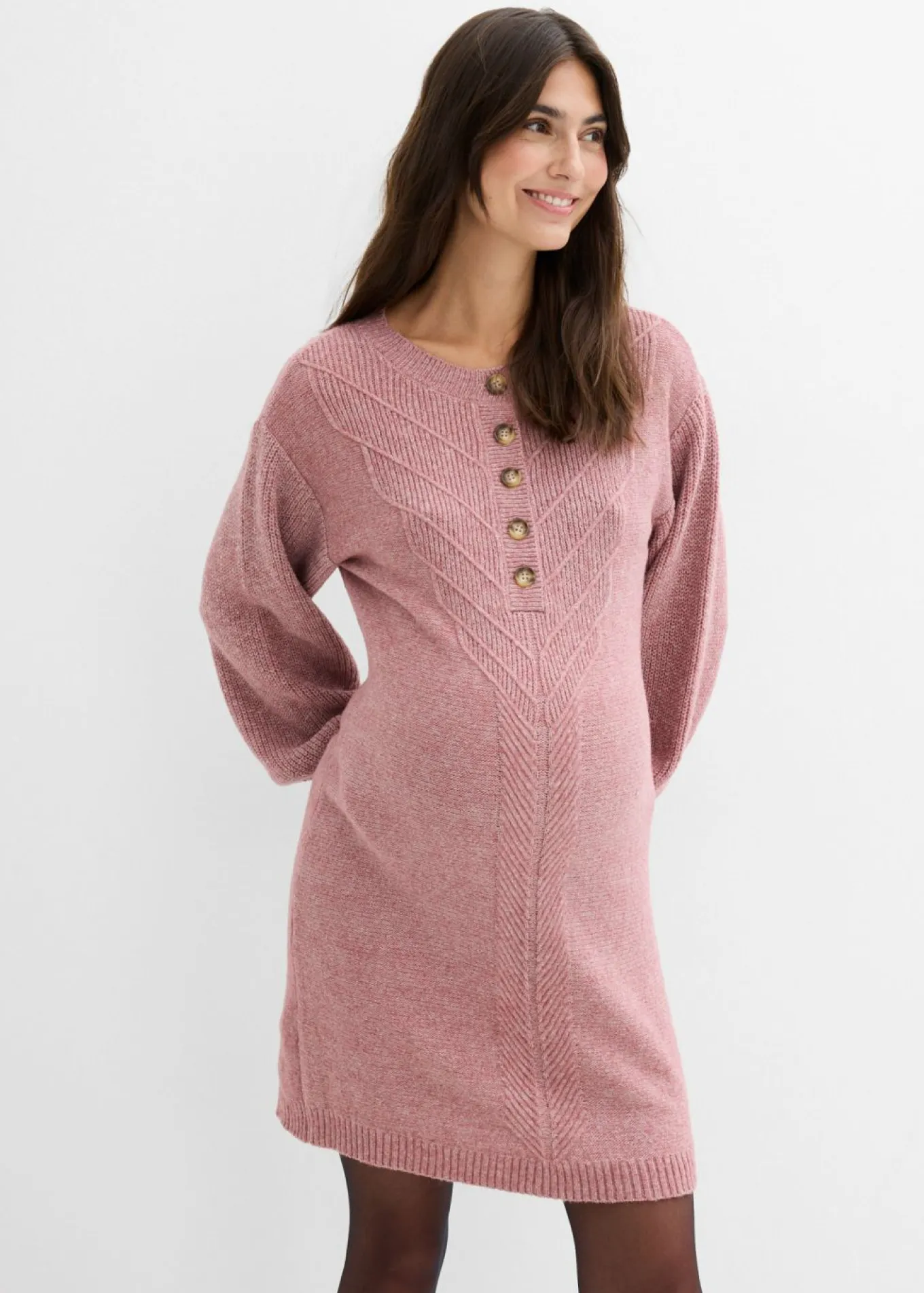 Vestido premamá/de lactancia de punto