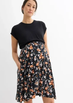 Vestido premamá/de lactancia con bolsillos