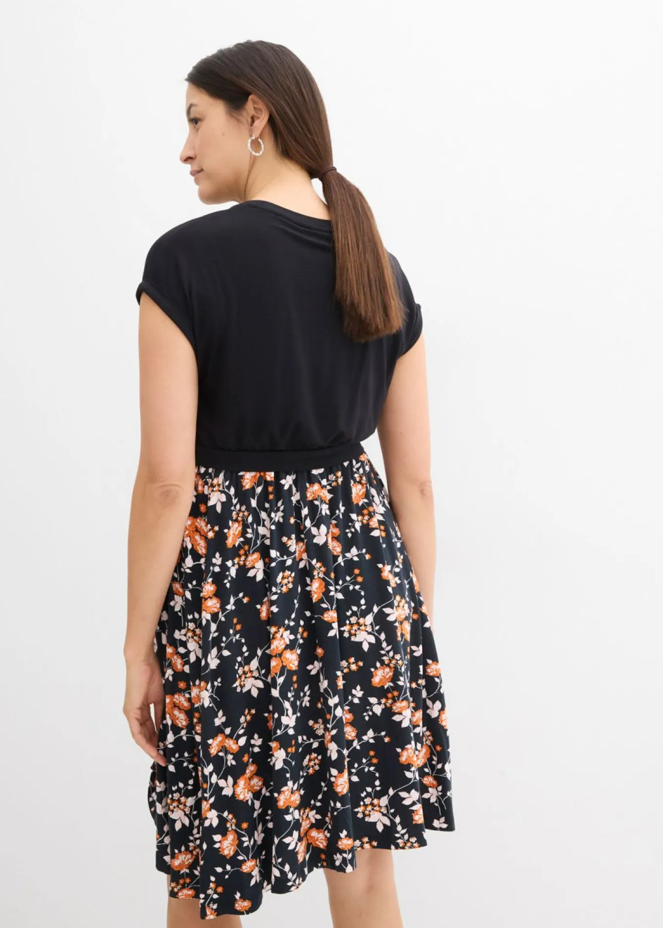 Vestido premamá/de lactancia con bolsillos