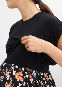 Vestido premamá/de lactancia con bolsillos