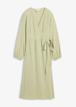 Vestido premamá/de lactancia 2 en 1 de muselina de algodón