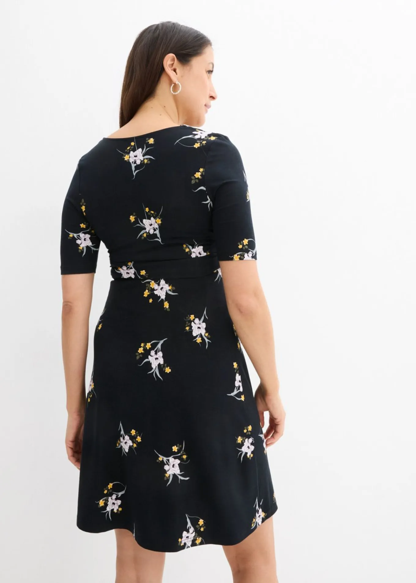 Vestido premamá/de lactancia de viscosa suave