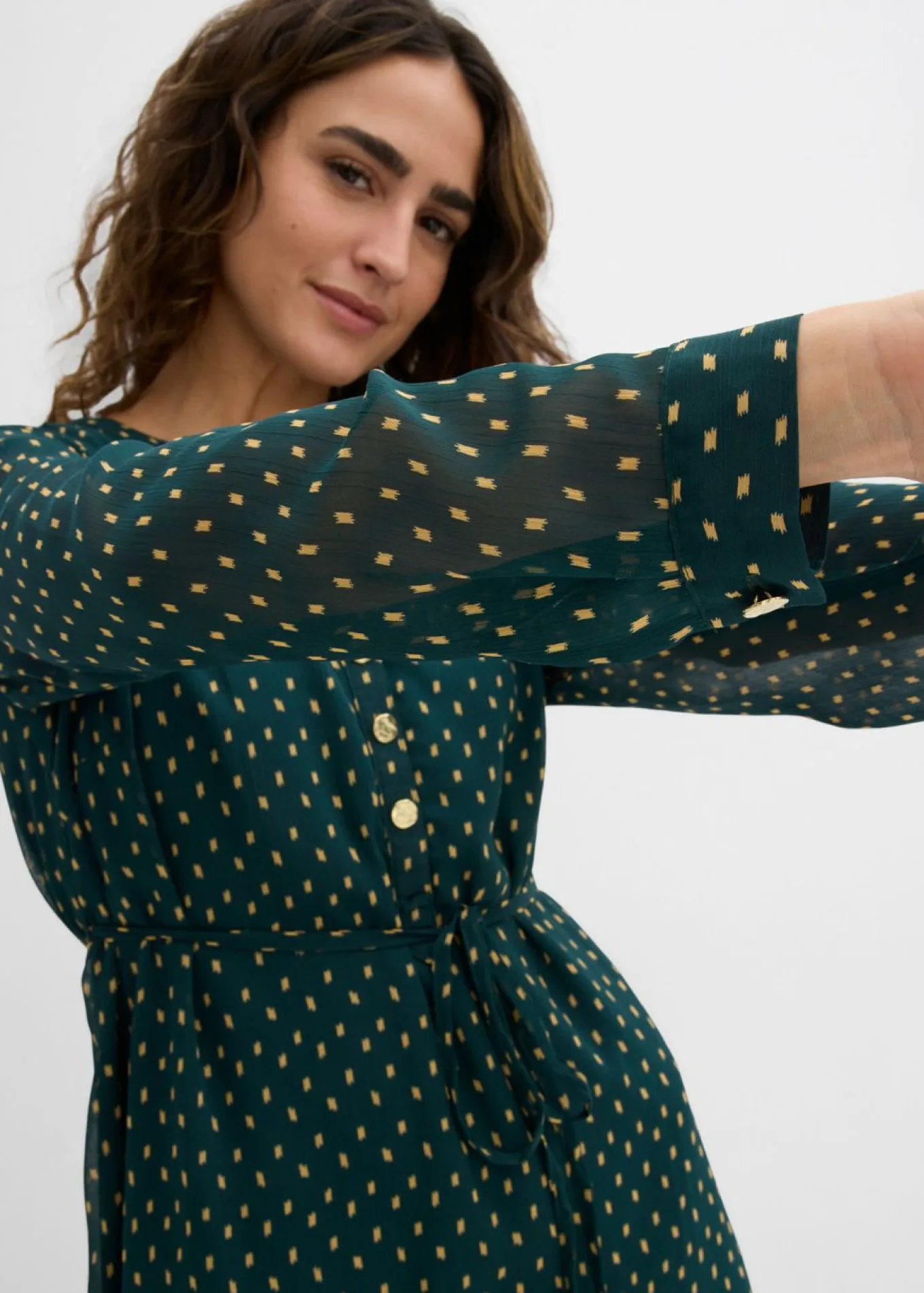 Vestido premamá/de lactancia 2 en 1 de gasa