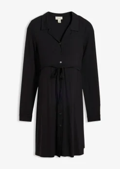 Vestido premamá/de lactancia 2 en 1 de punto de viscosa