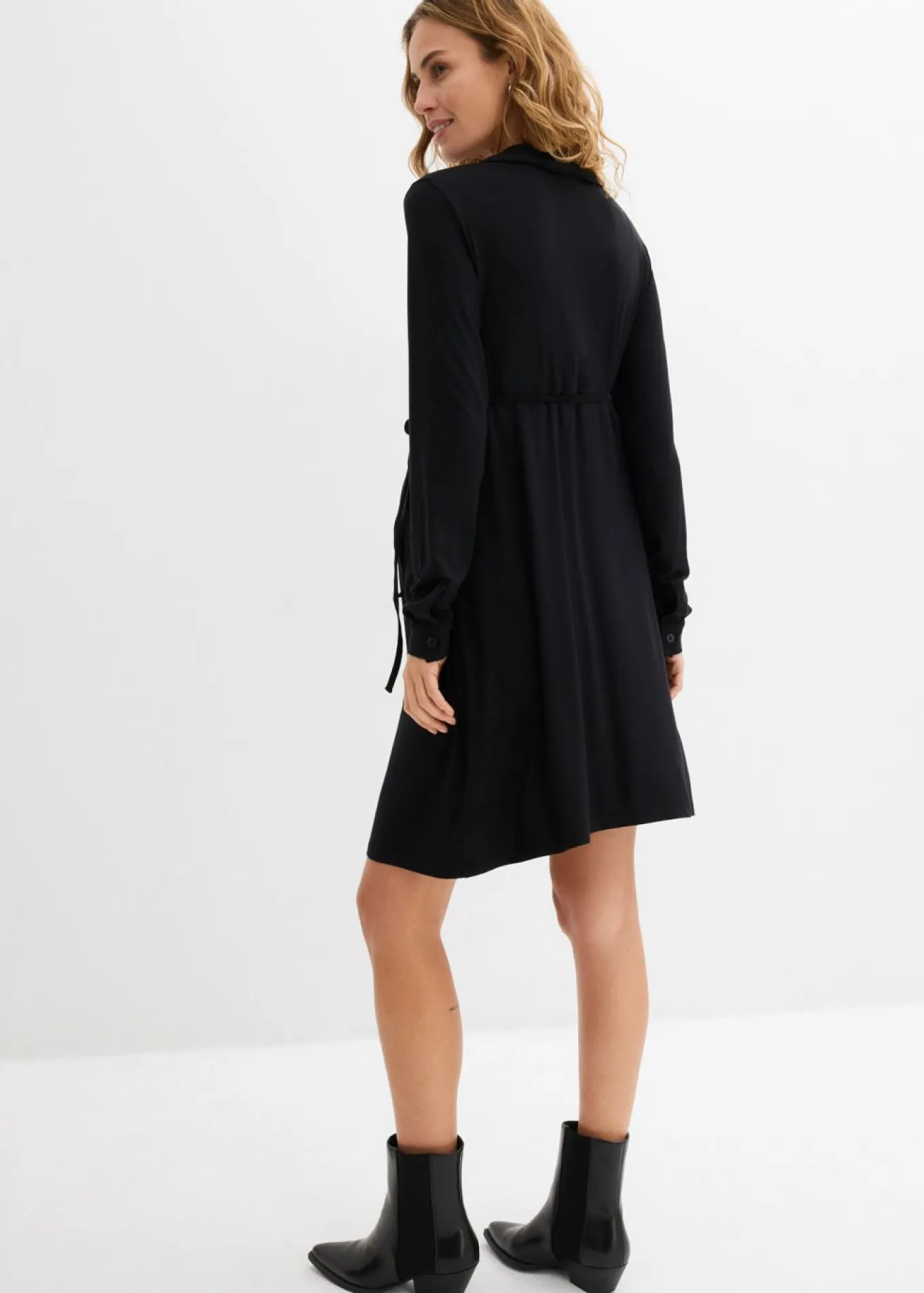 Vestido premamá/de lactancia 2 en 1 de punto de viscosa