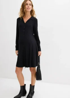 Vestido premamá/de lactancia 2 en 1 de punto de viscosa