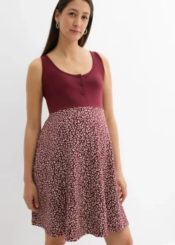 Vestido premamá/de lactancia 2 en 1 de algodón orgánico