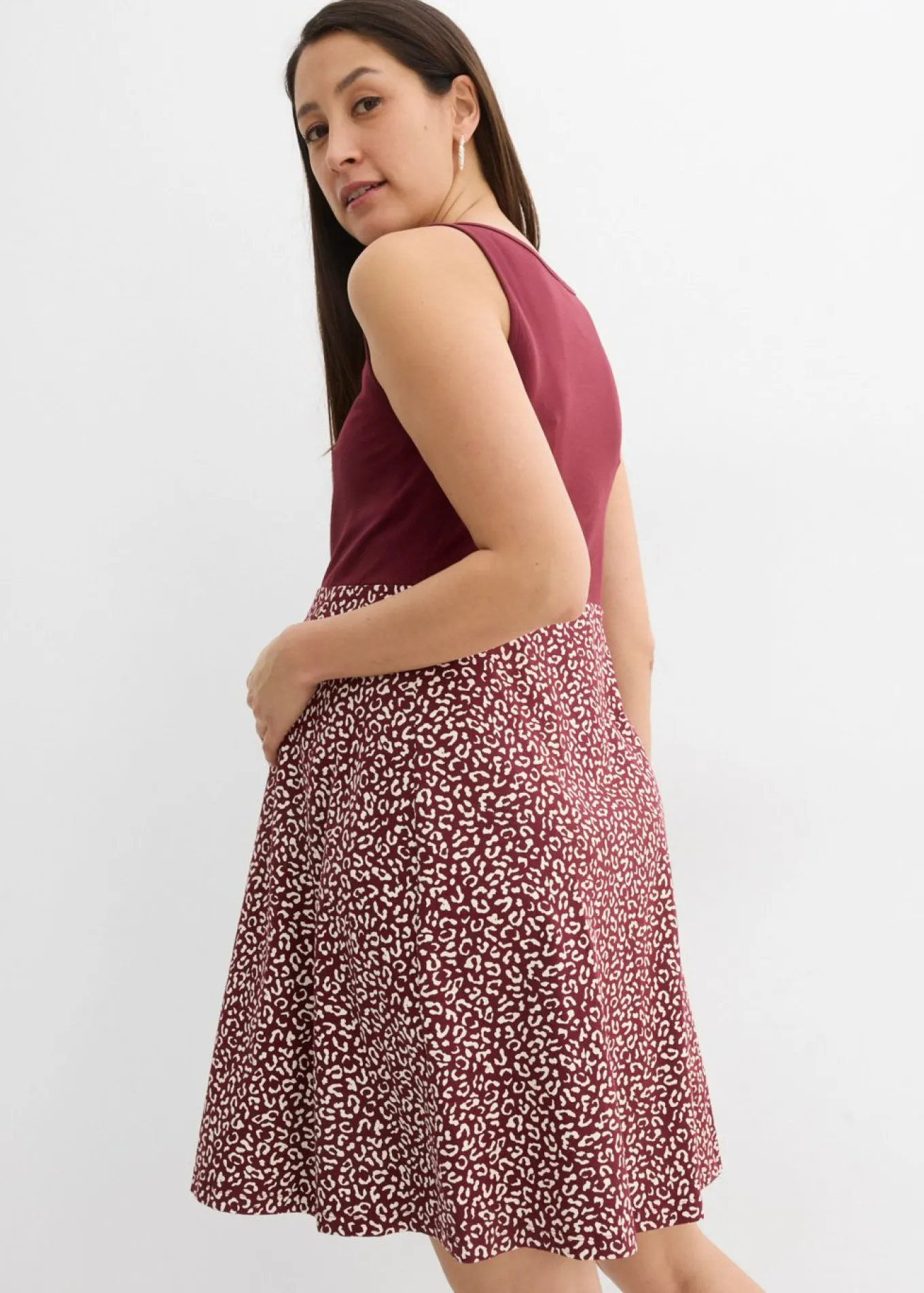 Vestido premamá/de lactancia 2 en 1 de algodón orgánico