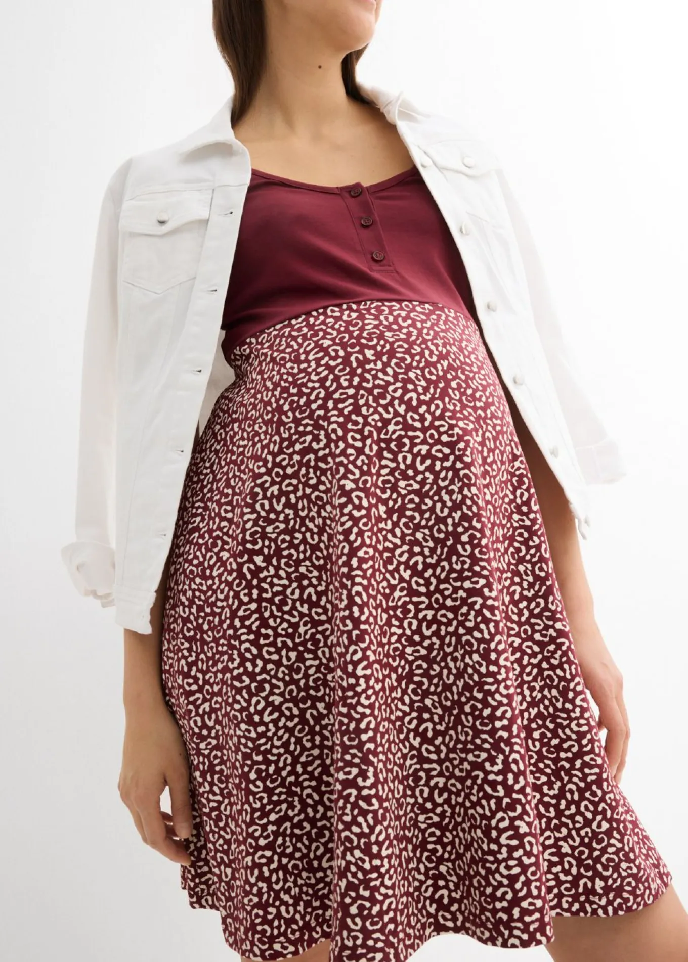 Vestido premamá/de lactancia 2 en 1 de algodón orgánico