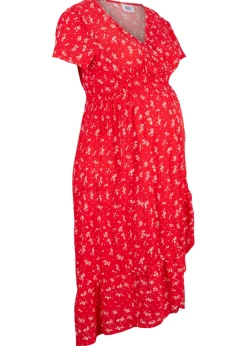 Vestido premamá/de lactancia 2 en 1 de crepé de viscosa