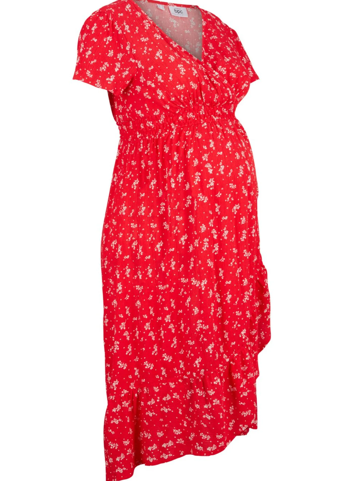 Vestido premamá/de lactancia 2 en 1 de crepé de viscosa