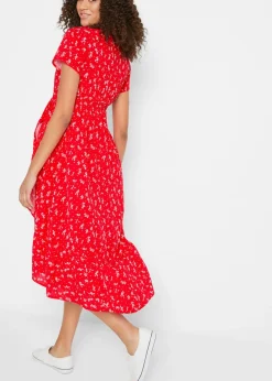 Vestido premamá/de lactancia 2 en 1 de crepé de viscosa