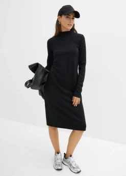 Vestido Punto di Roma con cuello alto