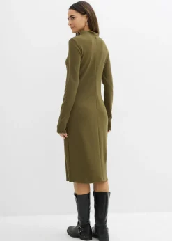 Vestido Punto di Roma con cuello alto