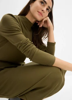 Vestido Punto di Roma con cuello alto