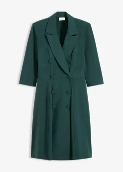 Vestido tipo americana con falda acampanada
