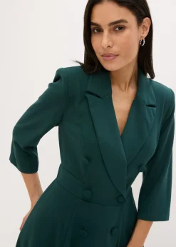 Vestido tipo americana con falda acampanada