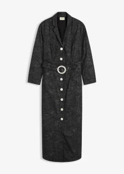 Vestido tipo americana con falda acampanada