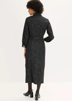 Vestido tipo americana con falda acampanada