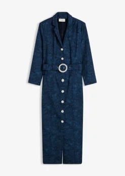 Vestido tipo americana con falda acampanada