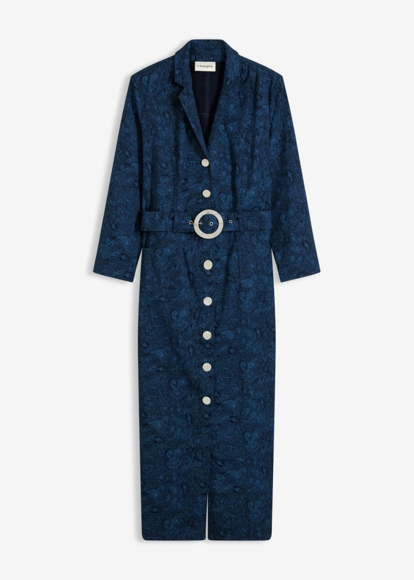 Vestido tipo americana con falda acampanada