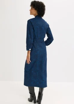 Vestido tipo americana con falda acampanada