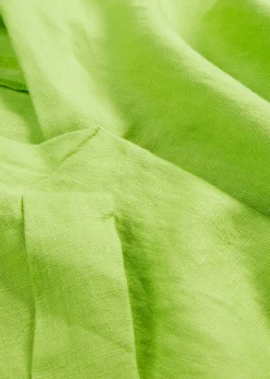 Vestido tipo caftán de lino puro