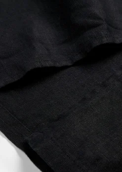 Vestido tipo caftán de lino puro