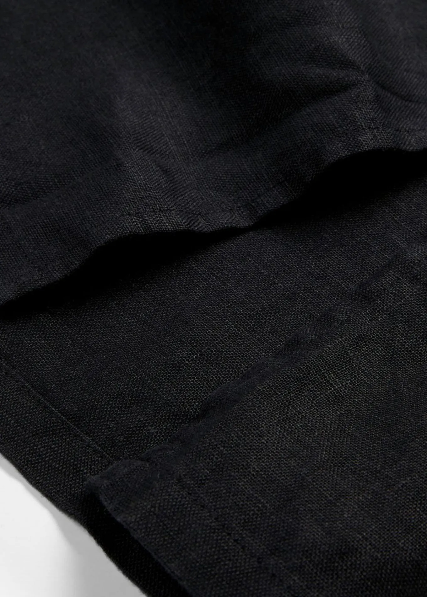 Vestido tipo caftán de lino puro