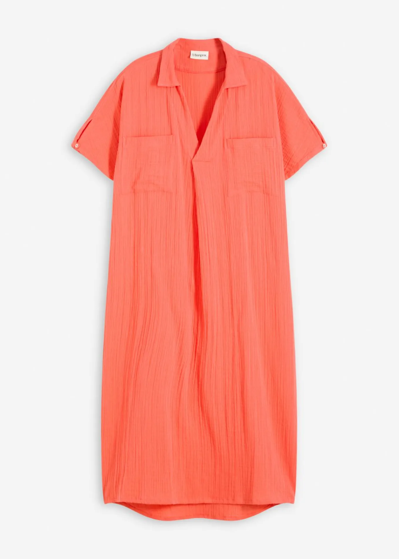 Vestido tipo caftán de muselina suave