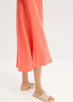 Vestido tipo caftán de muselina suave